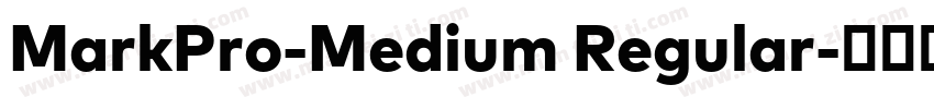 MarkPro-Medium Regular字体转换